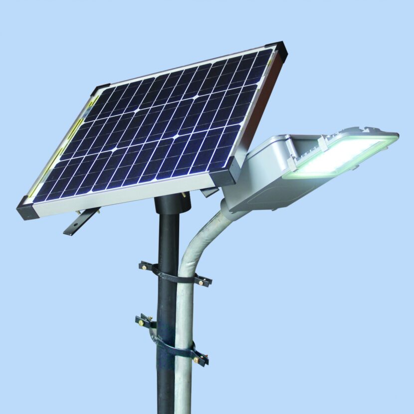 solar street light project for school